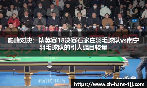 巅峰对决：精英赛18决赛石家庄羽毛球队vs南宁羽毛球队的引人瞩目较量